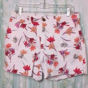 St John's Bay Floral Shorts Size 12